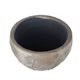 A & B Home Gray Planter Pot with Grass Patterns-2