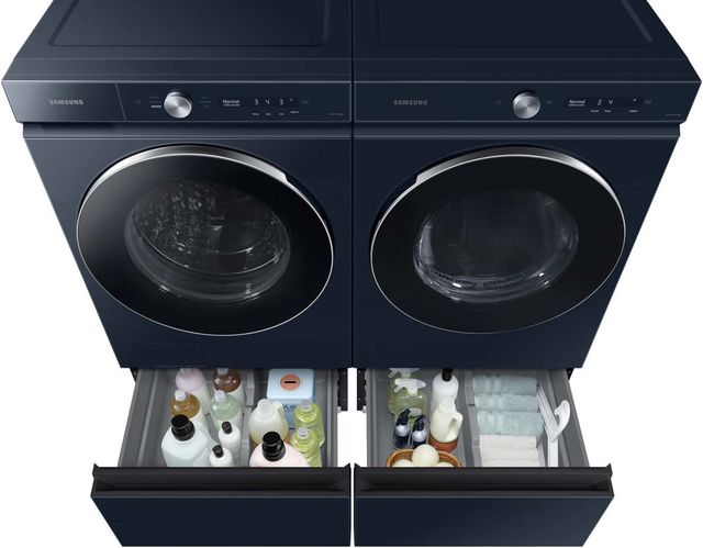 Samsung Bespoke 27" W x 15" H Brushed Navy Laundry Pedestal-3