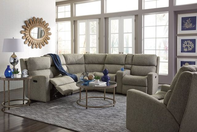 Flexsteel® Customizable Catalina Power Reclining Sectional with Power Headrests-3