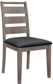 Mazin Furniture Woodrow 5 Piece Brownish Gray Dining Table Set-3