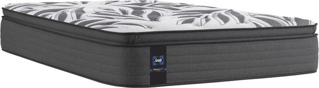 Sealy® Sunset Vista 15" Wrapped Coil Plush Euro Pillow Top King Mattress-0