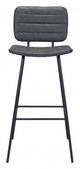 Zuo® Boston Black Bar Chairs-1