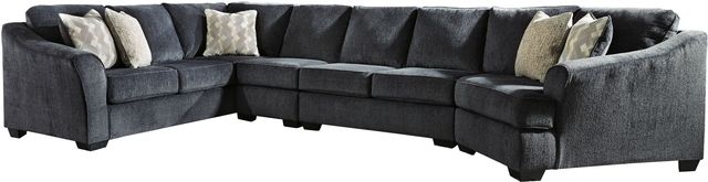Signature Design by Ashley® Eltmann 4-Piece Slate Left-Arm Facing Sectional with Armless Chair and Cuddler-0