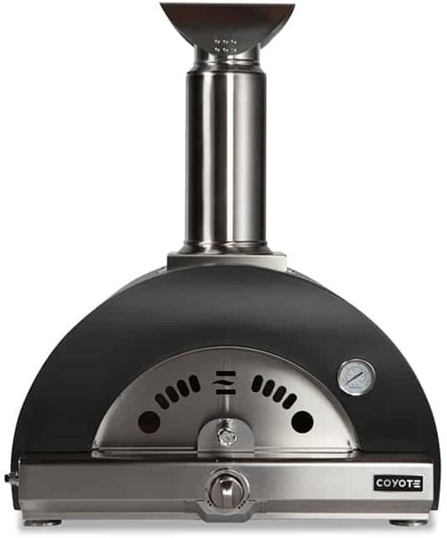 Coyote® 30" Matte Black Hybrid Multi-Fuel Pizza Oven-0
