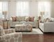 Affordable Furniture 5040 Bennington Taupe Cocktail Ottoman-1