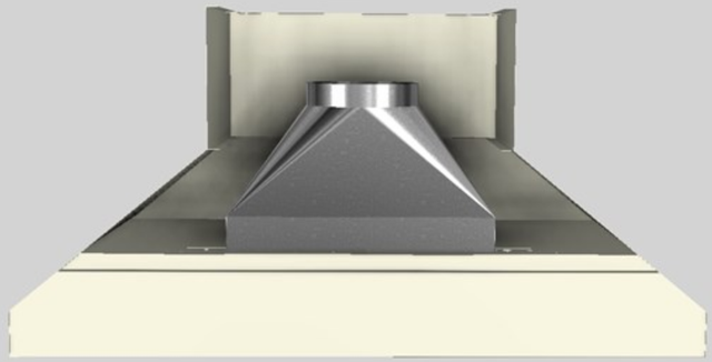 Vent-A-Hood® 60" Biscuit Euro-Style Wall Mounted Range Hood-4