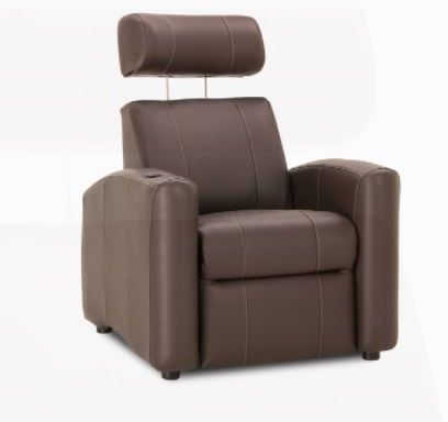 Jaymar Illusion Dark Brown Gr. 30 Home Theater Motion Chair-2