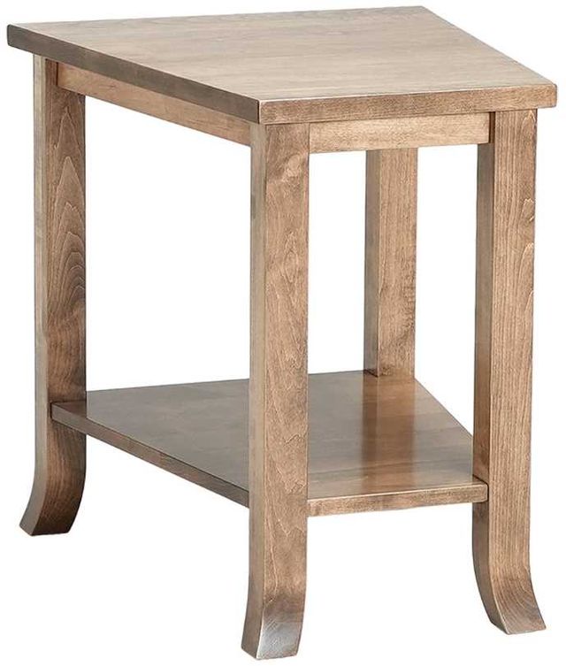 Marshfield Furniture Bryn Brown Wedge End Table-0
