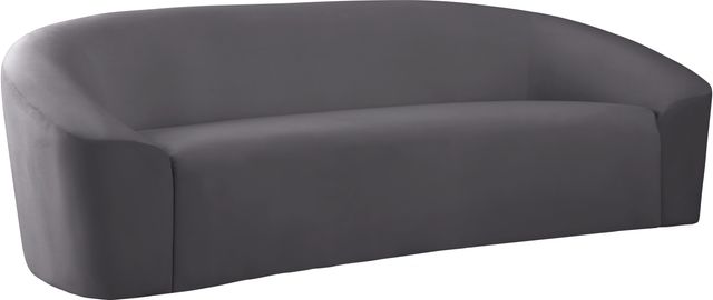Meridian Furniture Riley Grey Velvet Sofa-1