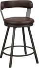 Homelegance® Appert Brown Swivel Counter Height Chair-0
