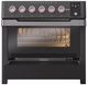 Ilve® Panoramagic 36" Matte Black Pro Style Induction Range-1