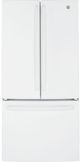 GE® 33" 18.6 Cu. Ft. White Counter Depth French Door Refrigerator-0