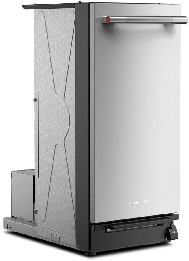 KitchenAid® 15" Stainless Steel Finish Trash Compactor with Built-In Odor Management System-2