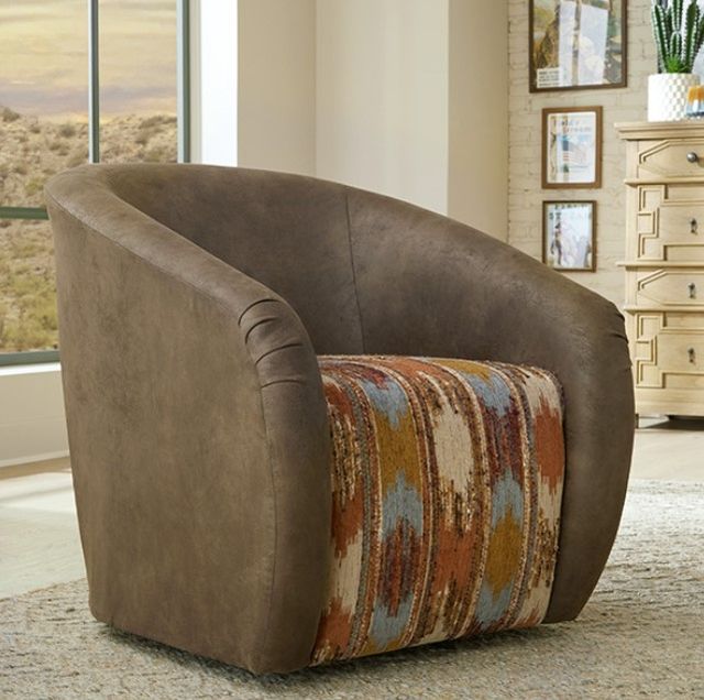 Best® Home Furnishings Customizable Airily Swivel Chair with Spice Seat-4