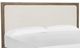 Magnussen Home® Westbourne Dark Umber/Milo Ivory Queen Panel Upholstered Headboard-0