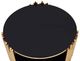 ACME Furniture Tanquin Black Glass Top Coffee Table with Gold Base-4