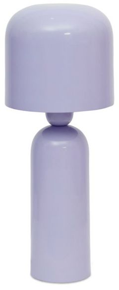 Moe's Home Collection Echo Soft Purple Gloss Table Lamp