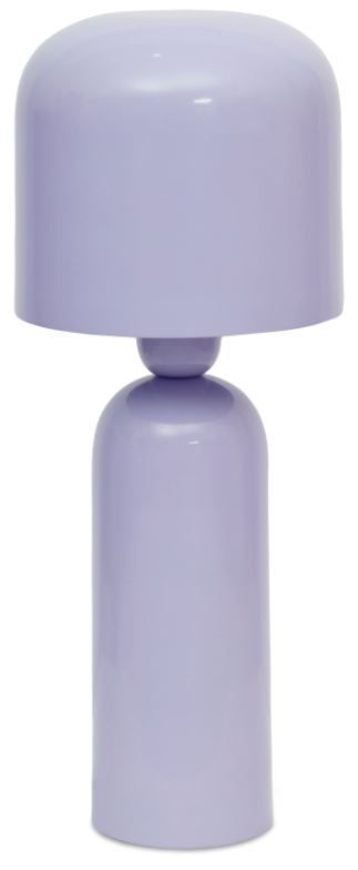 Moe's Home Collection Echo Soft Purple Gloss Table Lamp-0