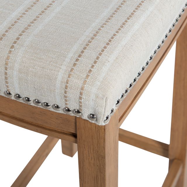 Linon Claridge Rustic Brown Counter Stool-4