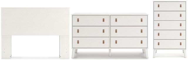Signature Design by Ashley® Aprilyn 3-Piece White Twin Bookcase Headboard Bed Set-0