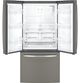 GE® 33" 18.6 Cu. Ft. Slate Counter Depth French Door Refrigerator with Internal Dispenser-2