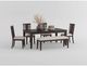 Mazin Furniture Makah Dark Brown Dining Table-2