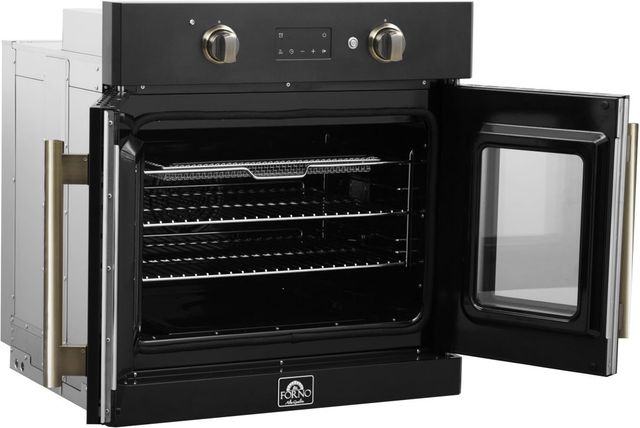 FORNO® Asti Alta Qualita 30" Black Single Electric Wall Oven -4