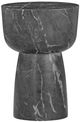 TOV Furniture Charra Black Concrete Indoor/Outdoor Side Table-0