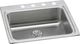 Elkay Lustertone® Classic Lustrous Satin 25" x 22" x 6-1/2" 3-Hole Single Bowl Drop-In ADA Sink with Perfect Drain®-0