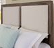 Artisan & Post by Vaughan-Bassett Driftwood Gray Queen Upholstered Panel Bed -2