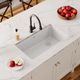 Elkay Quartz Classic® White 33" x 18-3/4" x 9-1/2" Single Bowl Undermount Sink-2