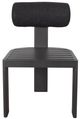 Uttermost® Uttermost® Bolster Charcoal Aluminum Indoor-Outdoor Dining Chair with Bolster Back Pillow-4