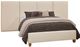 Artisan & Post by Vaughan-Bassett Joinery Ivory Cream/Washed White Oak King Upholstered Wall Panel Bed-0