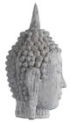 A & B Home Gray Small Meditating Buddha Head Sculpture-2