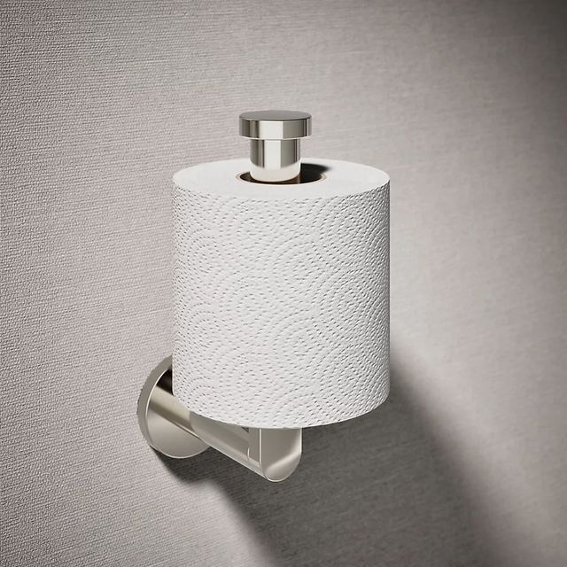 KOHLER® Composed® Vibrant Polished Nickel Vertical Toilet Paper Holder-1