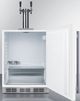 Summit® Commercial 24" White Built In Wine Kegerator-1