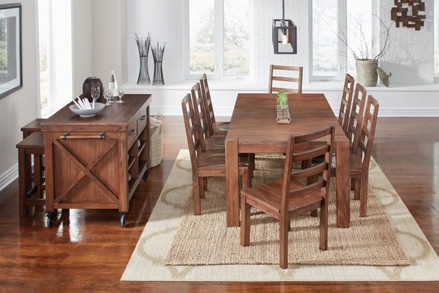A-America® Anacortes Salvage Mahogany Shasta Dining Side Chair-1