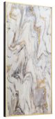 A & B Home Gold/Gray/White Wall Art-0