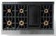 Viking® 7 Series 48" Damascus Gray Pro Style Dual Fuel Range-4