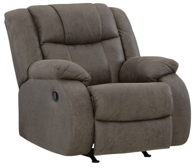 Signature Design by Ashley® First Base Gunmetal Manual Recliner