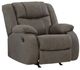 Signature Design by Ashley® First Base Gunmetal Manual Recliner-0