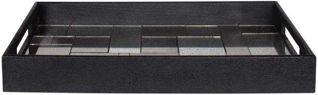 Uttermost® Modern Black Mosaic Tray-2