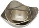A & B Home Lindi 3-Piece Silver Aluminum Bowl Set-3