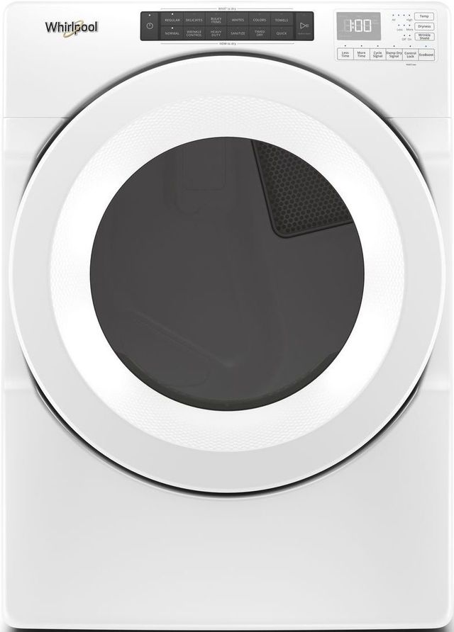 Whirlpool® White Front Load Washer & Gas Dryer Laundry Pair-2