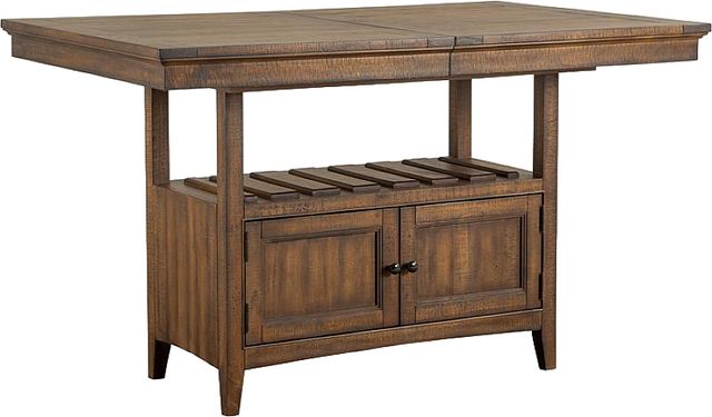 Magnussen Home® Bay Creek Toasted Nutmeg Counter Height Table-0