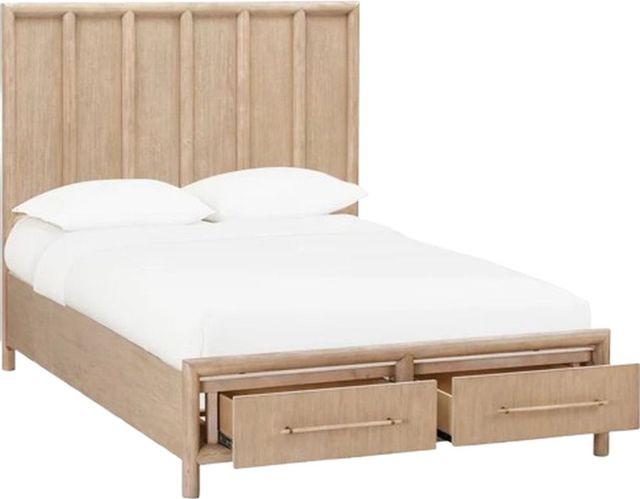 Modus Furniture Dorsey Granola Queen Panel Storage Bed-2