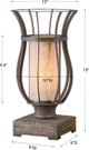 Uttermost® by Grace Feyock Minozzo Brown Accent Lamp-1