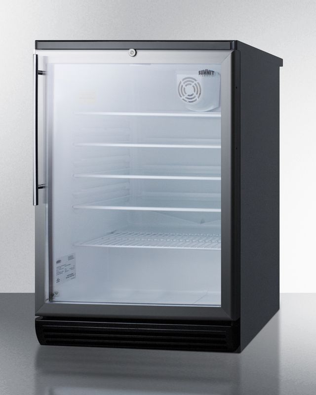 Summit® Commercial Series 5.5 Cu. Ft. Stainless Steel Beverage Center-2