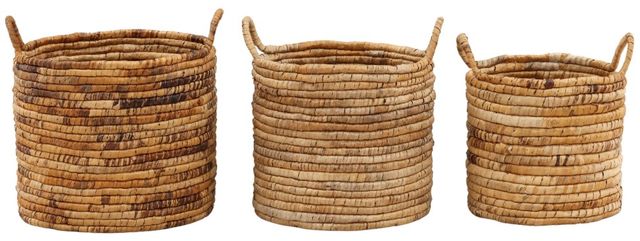 Dovetail Furniture Kerensa 3-Piece Natural Basket Set-0