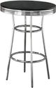 Coaster® Theodore Black Bar Table with Silver Base-0
